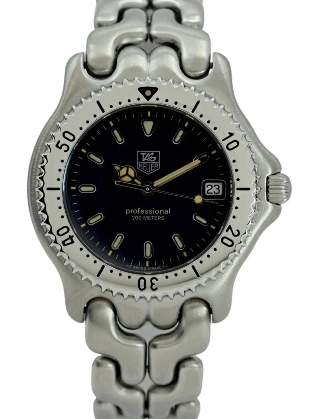 Tag Heuer 38mm Men's SEL Professional Navy Blue Dial 200M Watch! Ref: WG1117-K0!